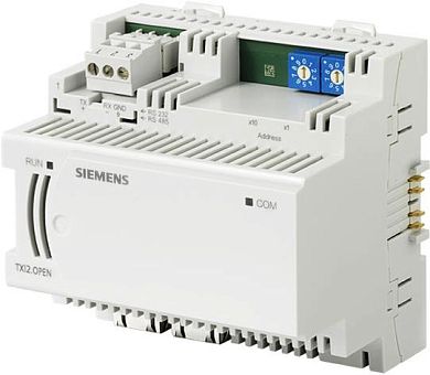 TXI2.OPEN: Siemens Desigo, Модуль TX Open RS232/485 для интеграции до160 точек данных TXI2.OPEN: Siemens Desigo, Модуль TX Open RS232/485 для интеграции до160 точек данных