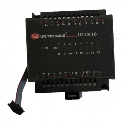 IO-DI16 Модуль дискретного ввода 16DI, 24VDC Unitronics IO-DI16 Модуль дискретного ввода 16DI, 24VDC Unitronics
