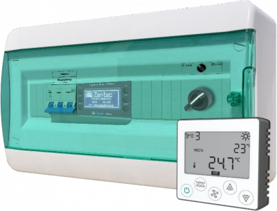 Шкаф автоматики FLS/Z-3Vfpvc2,2-1E2,2 пульт Zentec Шкаф автоматики FLS/Z-3Vfpvc2,2-1E2,2 пульт Zentec