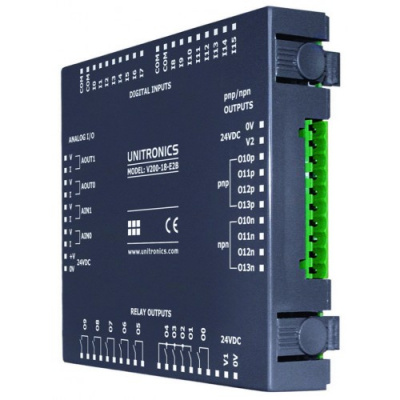 V200-18-E4XB Модуль входов/выходов 18DI, 4AI/PT100/TC, 17TO, 4AO Unitronics