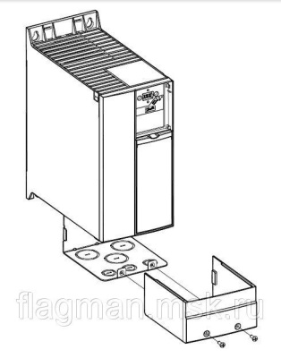 Комплект Danfoss (Данфосс) NEMA1-M3, арт. 132B0105 (для FC-051 3,0-7,5 кВт)